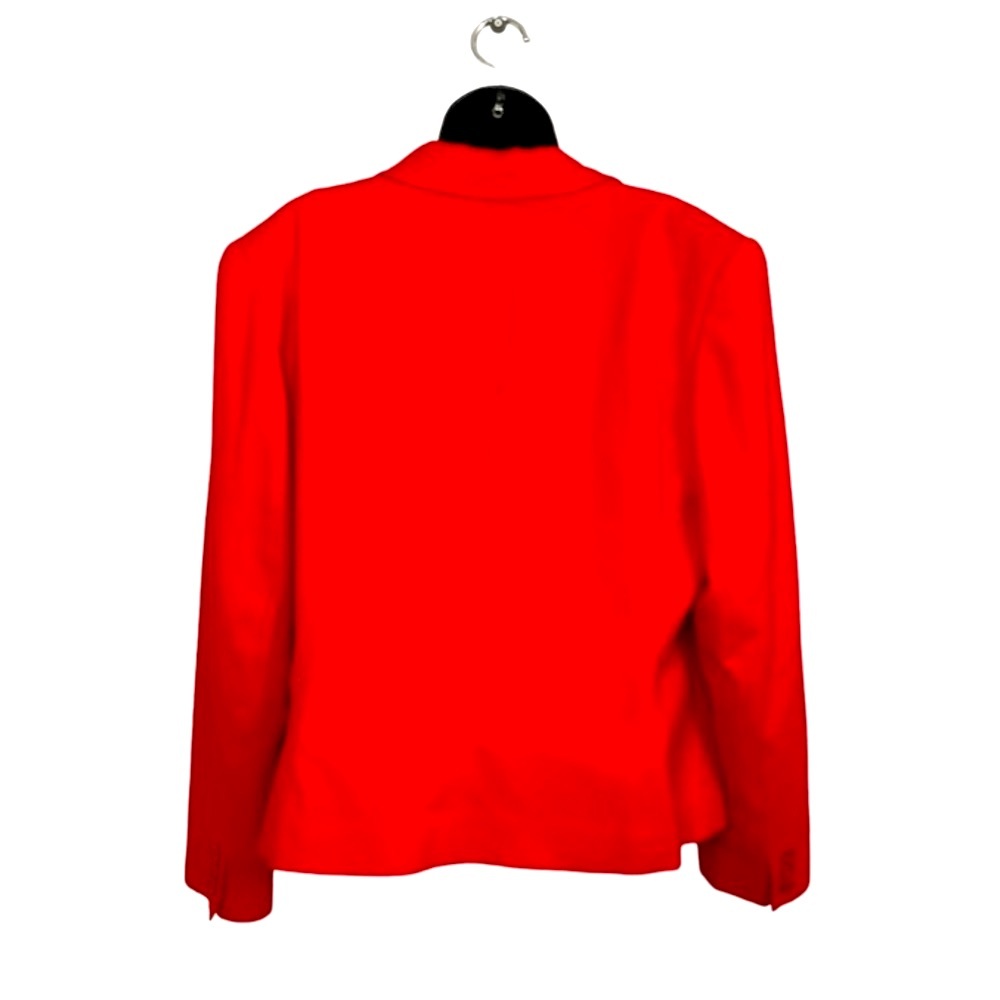 X Vintage Pendleton 2pc Cherry Red Wool Blazer Ja… - image 5